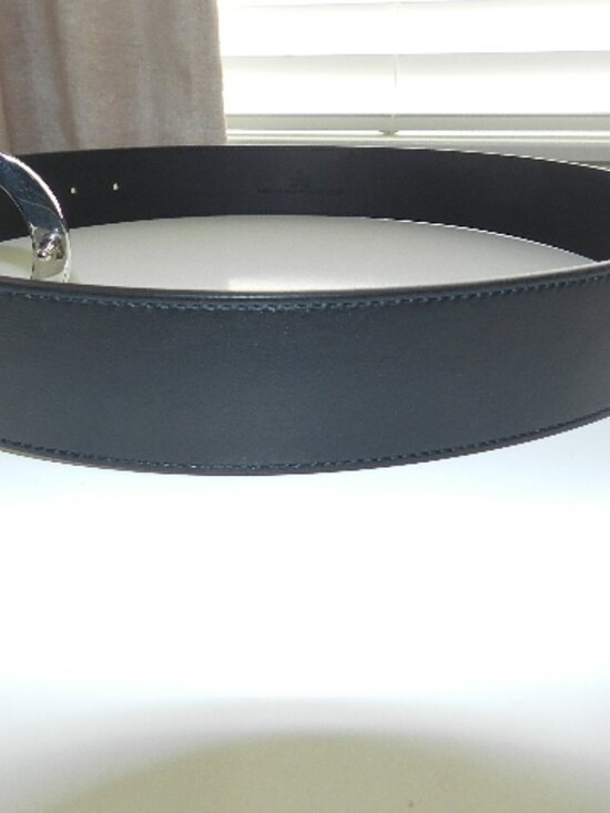 Gucci GG Marmont belt in Black Leather Size 85